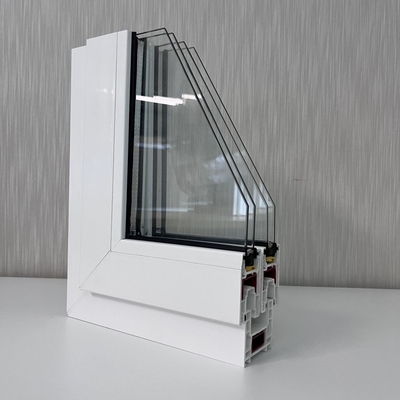 GKBM 62 Sereis UPVC Προφίλ εκτόξευσης συρόμενων παραθύρων Διαρθρωτικά στοιχεία