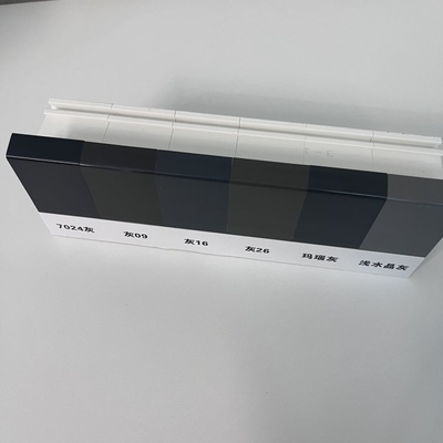 Γκρι προφίλ παραθύρων UPVC GKBM Νέα θερμική μόνωση 60B
